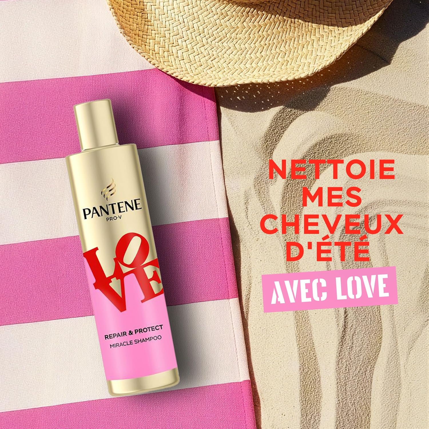 Thumbnail 4 de Pantene Pro-V x Robert Indiana Art Collection: Routine Repair et Protect (Shampooing 250 ml, Soin 220 ml, Masque 300 ml, Huile 100 ml) pour Cheveux Secs et Abîmés
