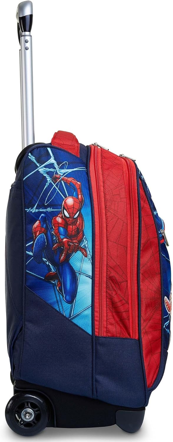 Detalle de Seven BIG Trolley Spider-Man Wall Crawler a doppio scomparto con carrello fisso