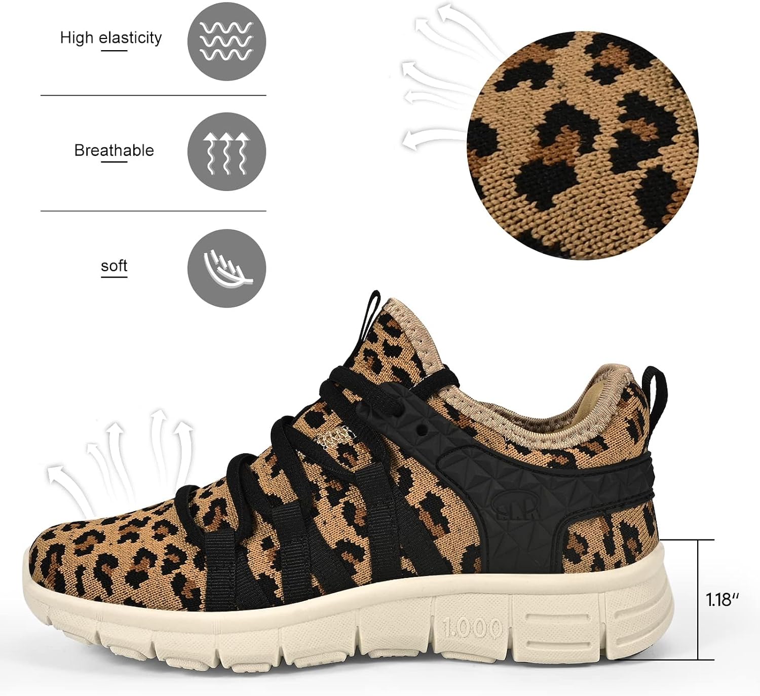 Detalle 2 de INZCOU Running Shoes Lightweight Breathable