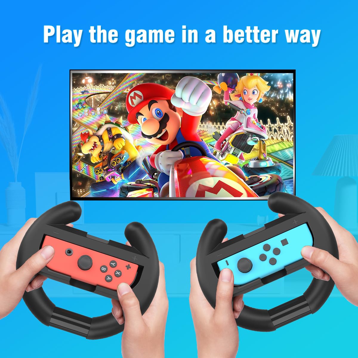 Thumbnail 5 de PURBHE Switch Steering Wheel 2-pack for Joy‑Con
