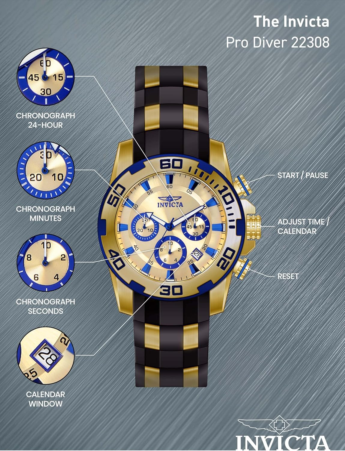 Detalle 2 de Invicta 22308 orologio Pro Diver