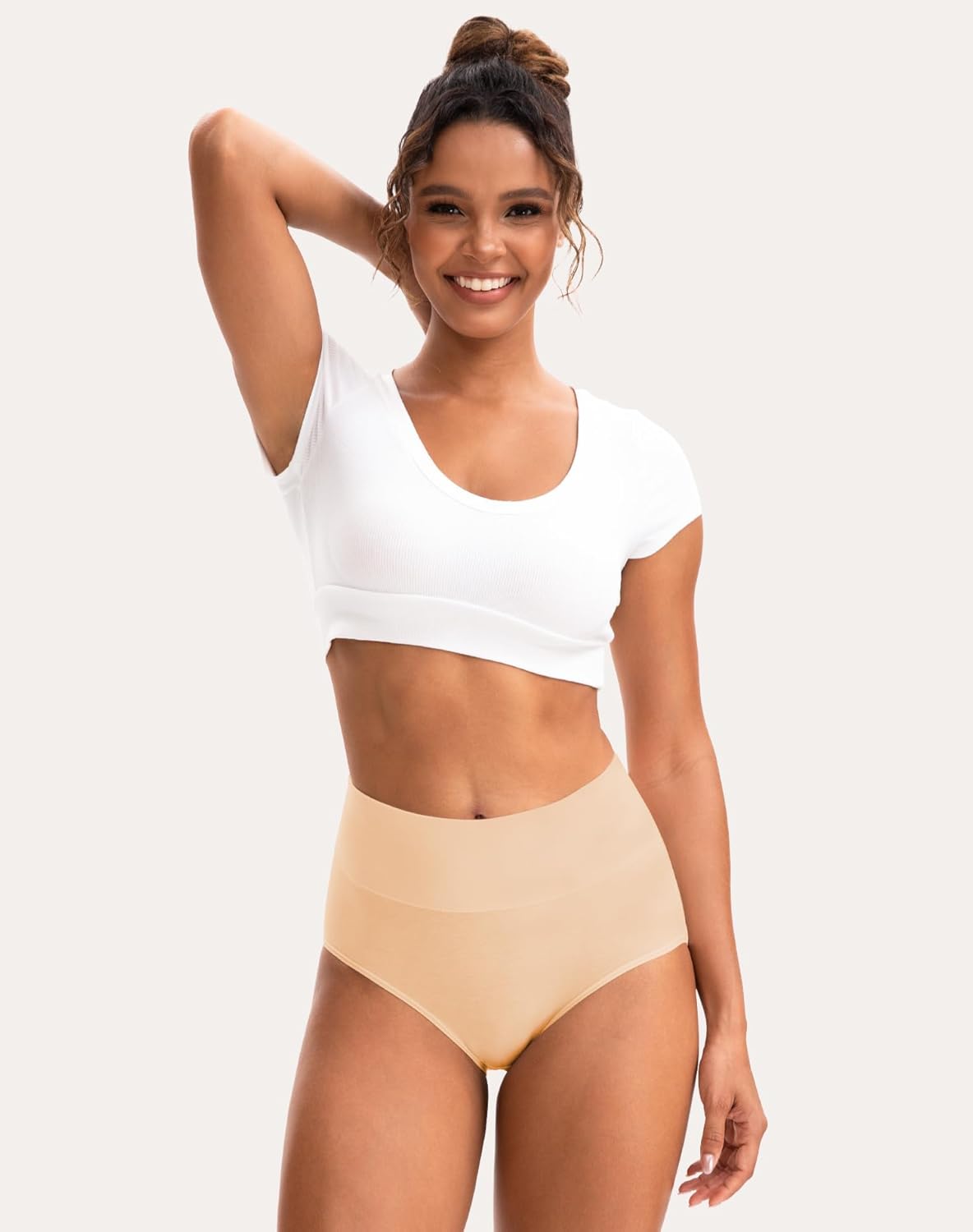 Thumbnail 1 de INNERSY Women's High-Waisted Cotton Panties 5-pack 🩲