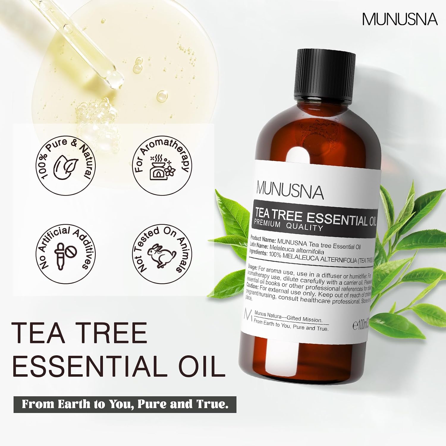 Detalle de MUNUSNA Tea Tree 100ML essential oil