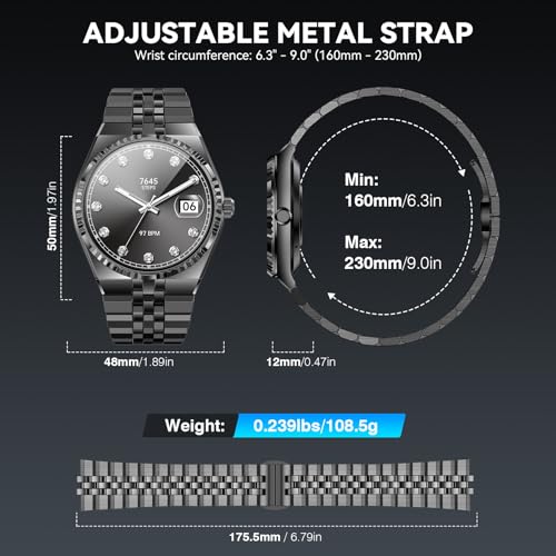 Thumbnail 8 de SOUYIE H66PRO Smartwatch: Classic Zinc Alloy Design with Bluetooth Calling and Health Tracking