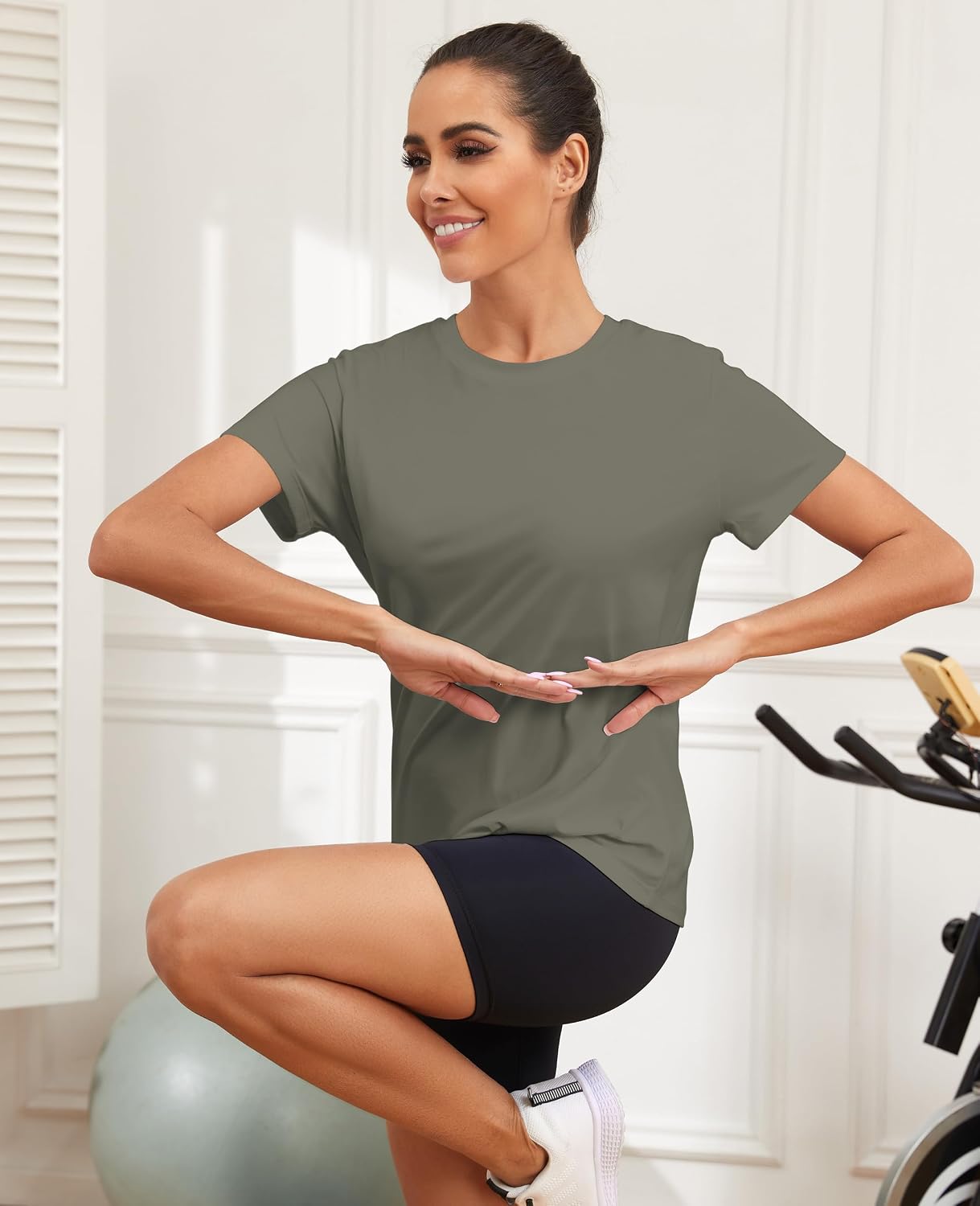 Thumbnail 5 de KevaMolly Workout Top UPF50+ breathable tee 🏃♀