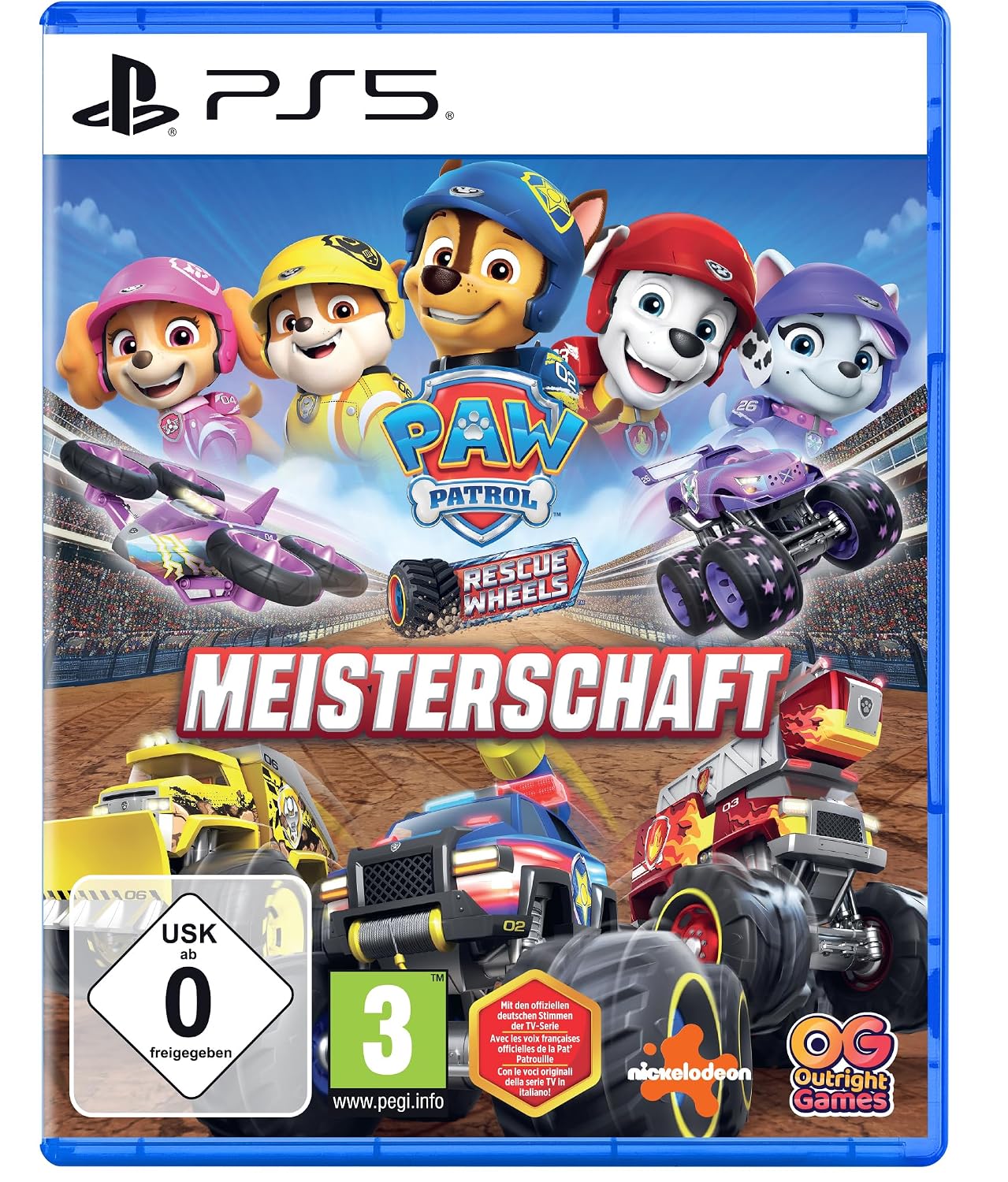 Detalle de PAW Patrol Rescue Wheels: Meisterschaft (PS5) – Action mit Welpen-Power-Ups