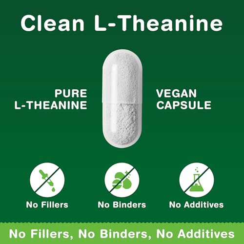 Detalle de Nutrivo L Theanine 400mg | 120 Vegan Capsules – UK Made 4-Month Supply