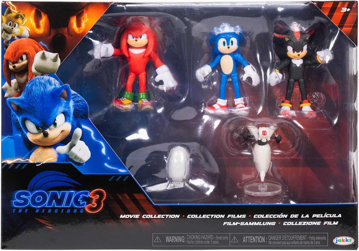 Detalle de Sonic 3 Movie Action Figures 2.5-Inch Multi-Pack
