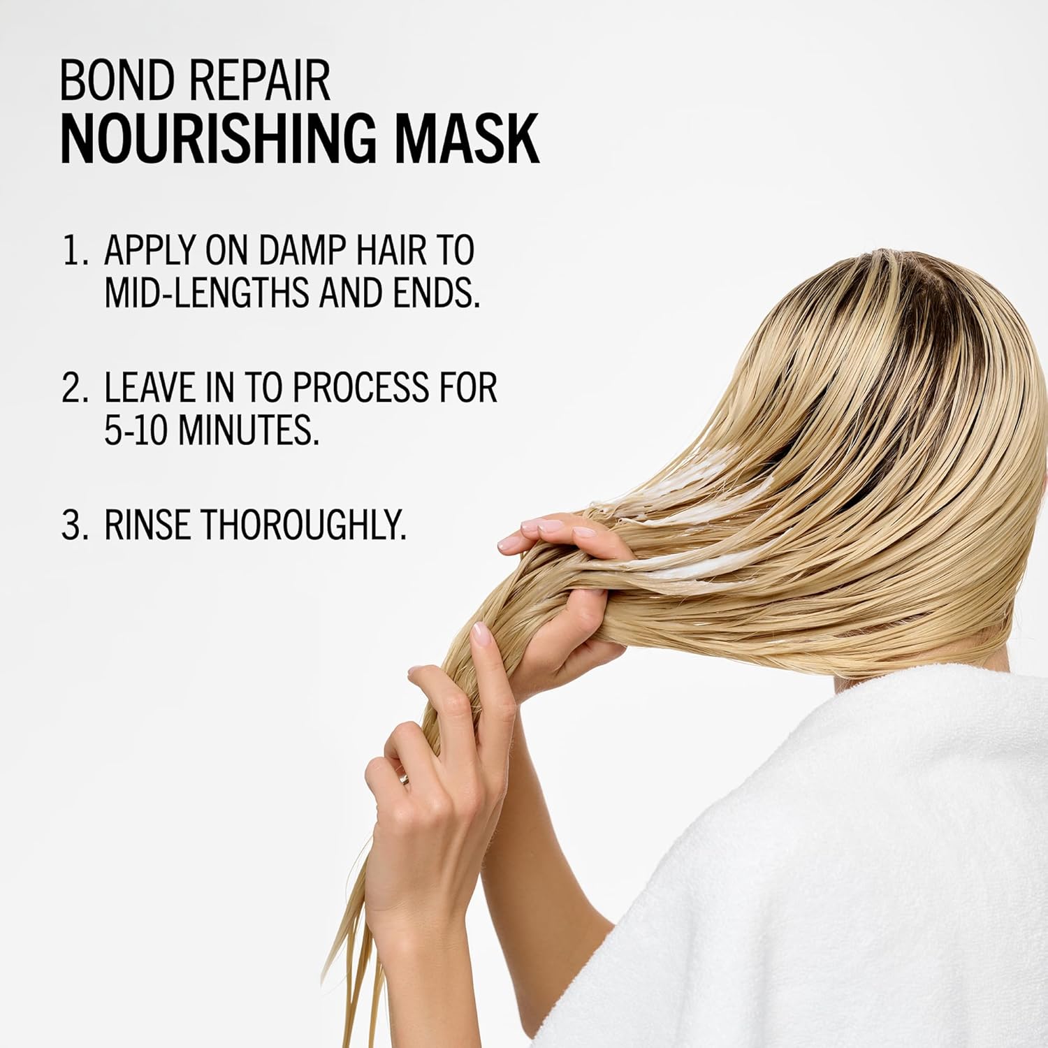 Thumbnail 5 de Schwarzkopf Professional BLONDME Bond Repair Nourishing Mask (200 ml) for deeply nourishing blonde hair