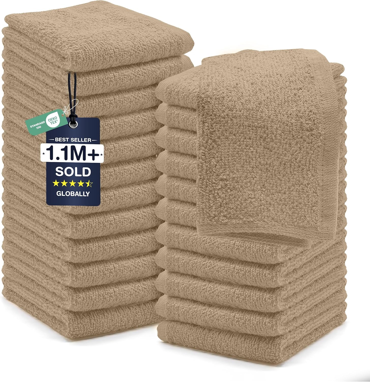 Detalle de DAN RIVER 24 Pack Wash Cloths