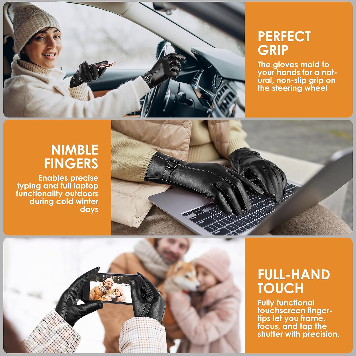 Thumbnail 6 de Dsane Women's Winter Gloves, Cashmere-Lined