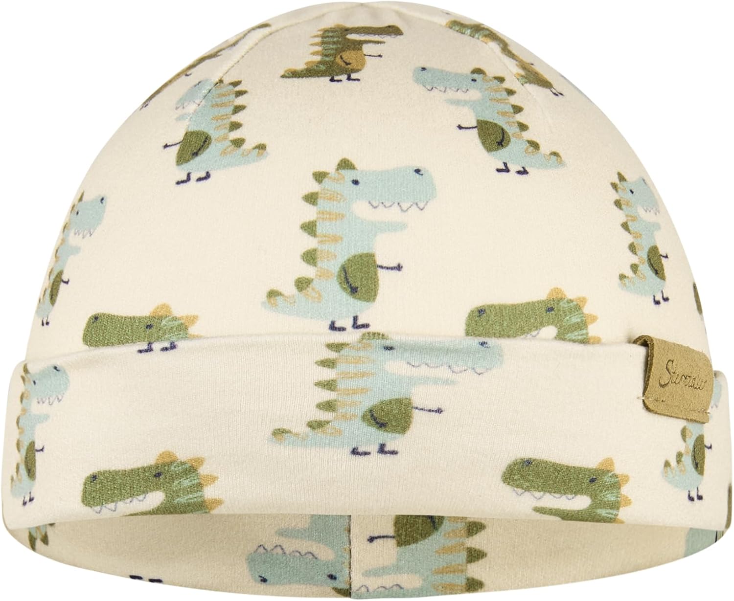 Detalle de Sterntaler Jungen Beanie-Dinos – weiche Mütze mit zwei Tragevarianten