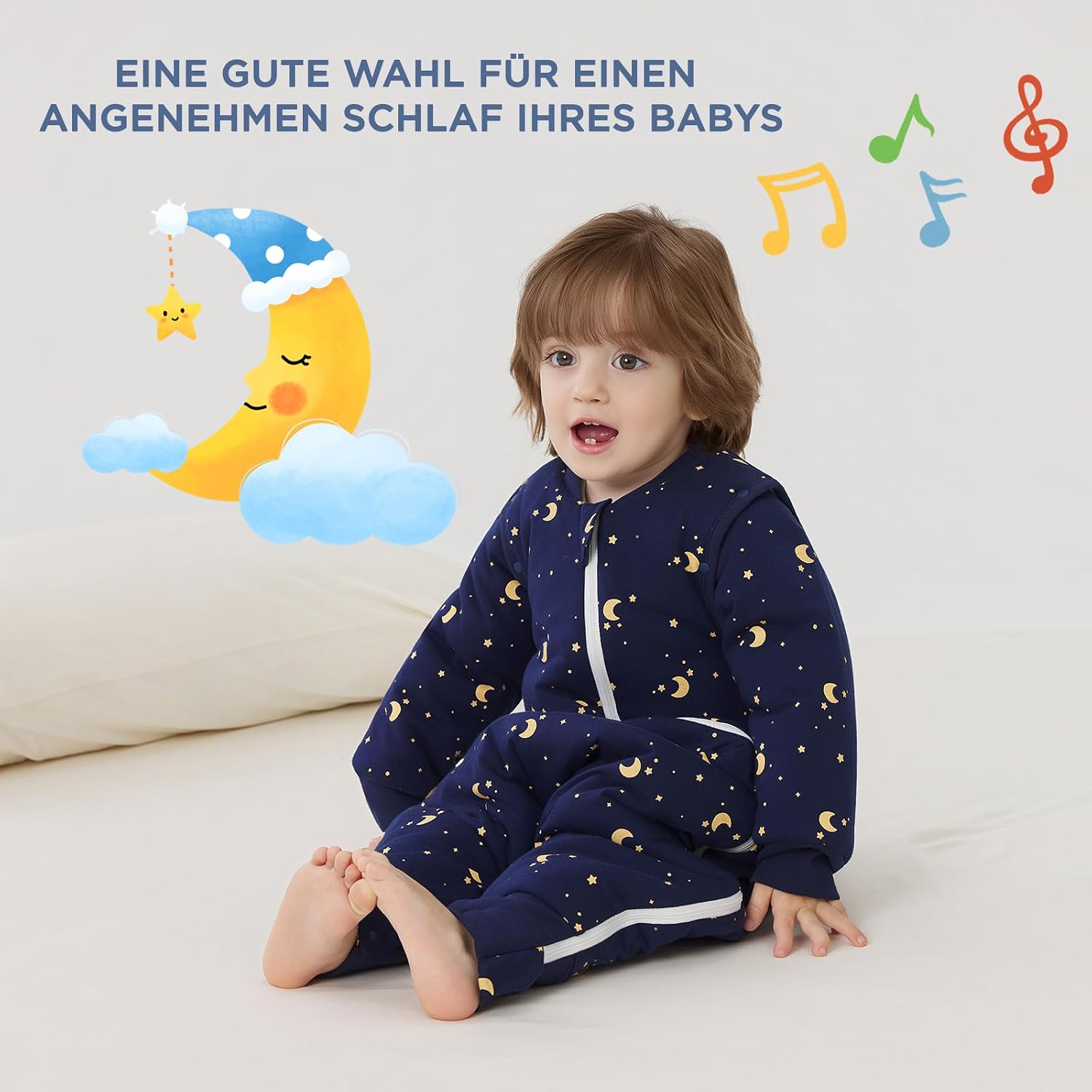 Thumbnail 3 de Duomiaomiao Sleeping Bag With Feet baby sleep sack