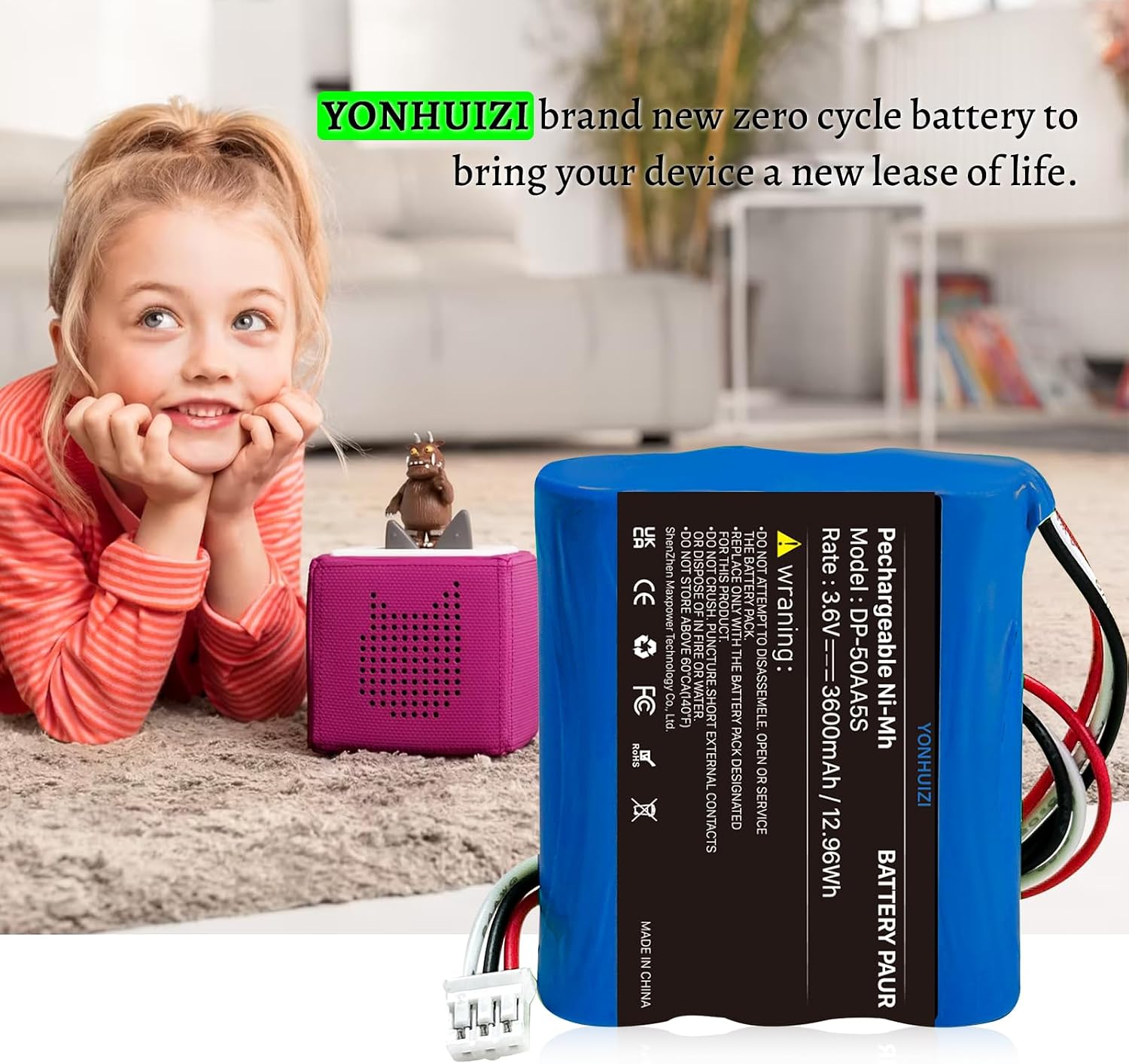 Thumbnail 5 de 3600mAh Ersatzakku für Toniebox Tonie Box