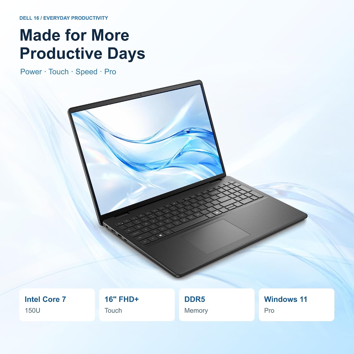 Detalle 2 de Dell 16-inch Touchscreen Laptop