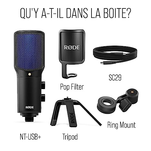 Thumbnail 7 de RØDE NT-USB+ : Microphone USB à Condensateur Pro avec Interface Audio Intégrée