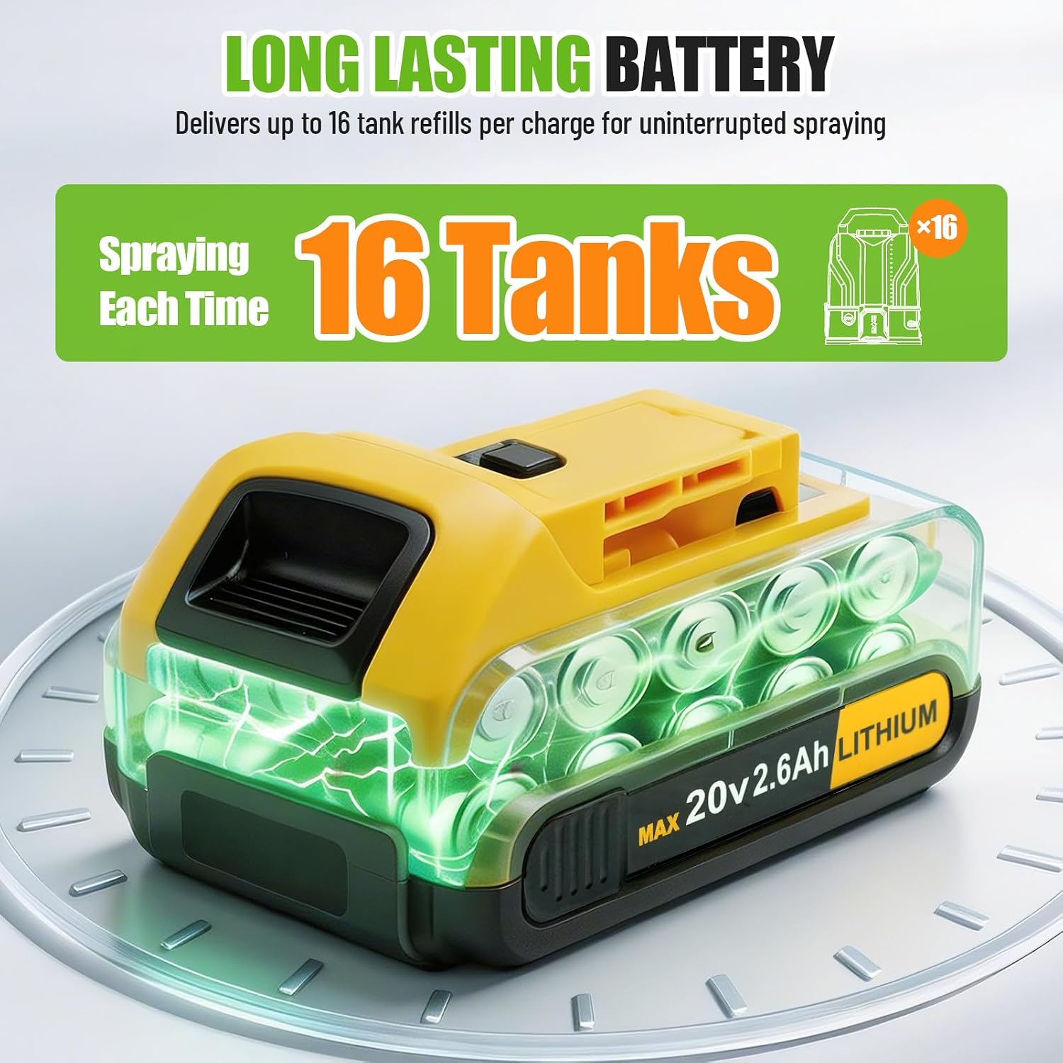 Thumbnail 3 de SYLSTAR 16L Battery Powered Knapsack Sprayer review: practical cordless garden care
