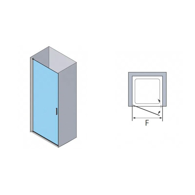 Thumbnail 3 de Profiltek Hada Plus HP-310 mampara de ducha frontal 🚿