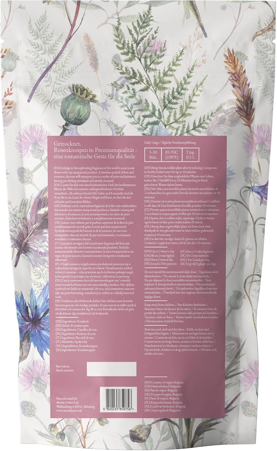 Detalle 2 de Rose Tea Monte Nativo 100g