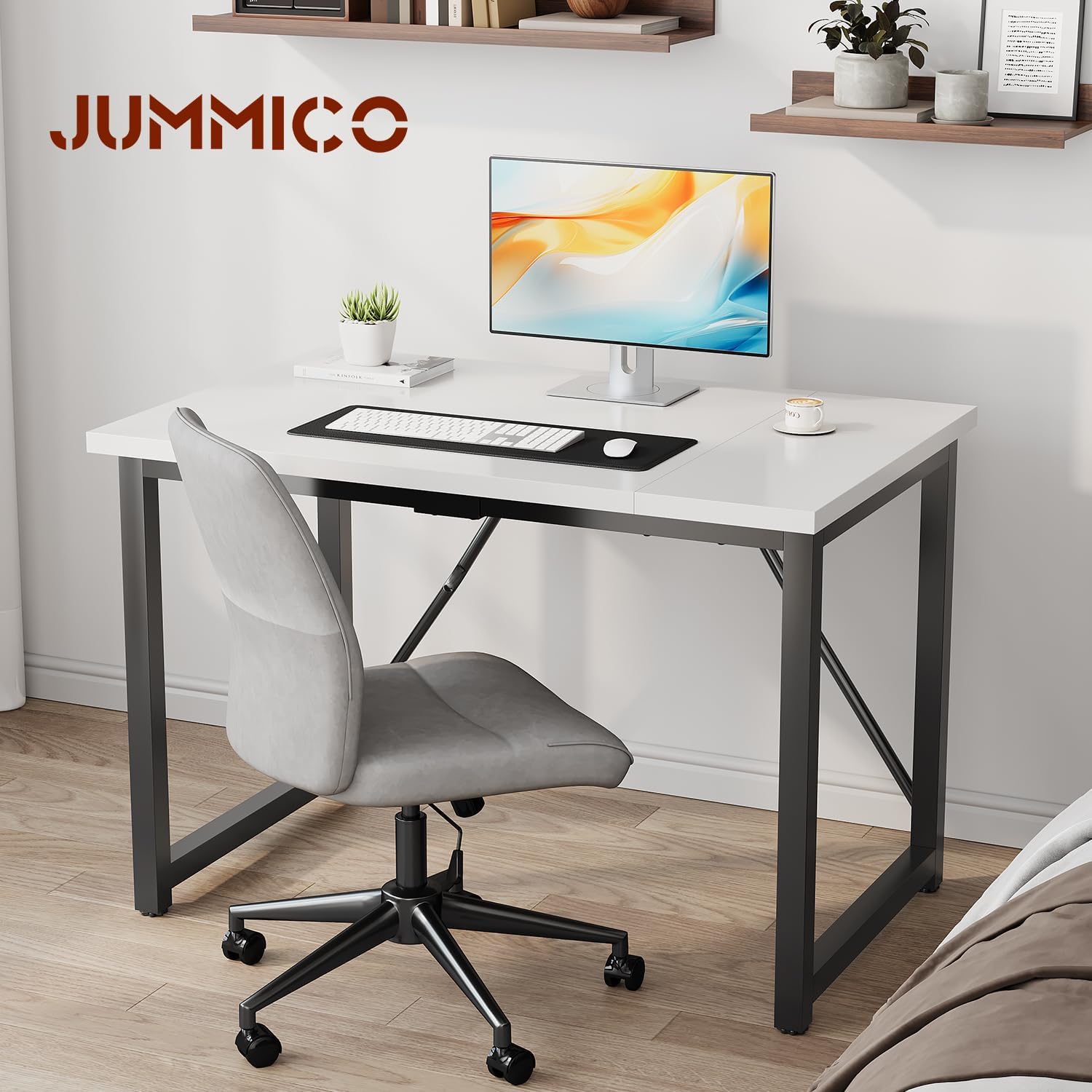 Thumbnail 3 de JUMMICO Scrivania 100×50 cm per ufficio 🖥
