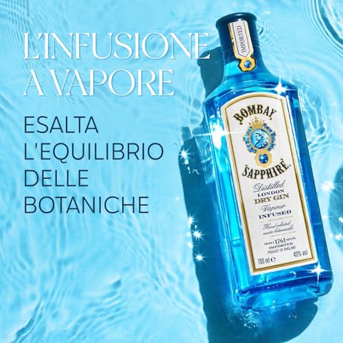 Thumbnail 7 de Bombay Sapphire Cocktail Gin Set in confezione regalo – London Dry Gin 40% vol, 70 cl + bicchiere Balloon