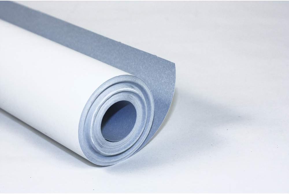 Detalle de Clairefontaine 34161C: Rotolo di carta da appendere 10x1 m, 120 g/m², fronte bianco e retro blu