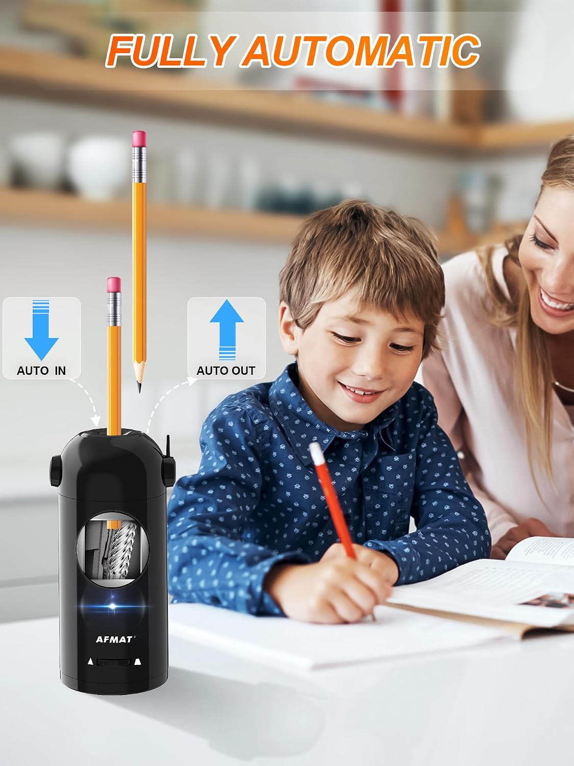Detalle de AFMAT PSX5 Fully Automatic Electric Pencil Sharpener