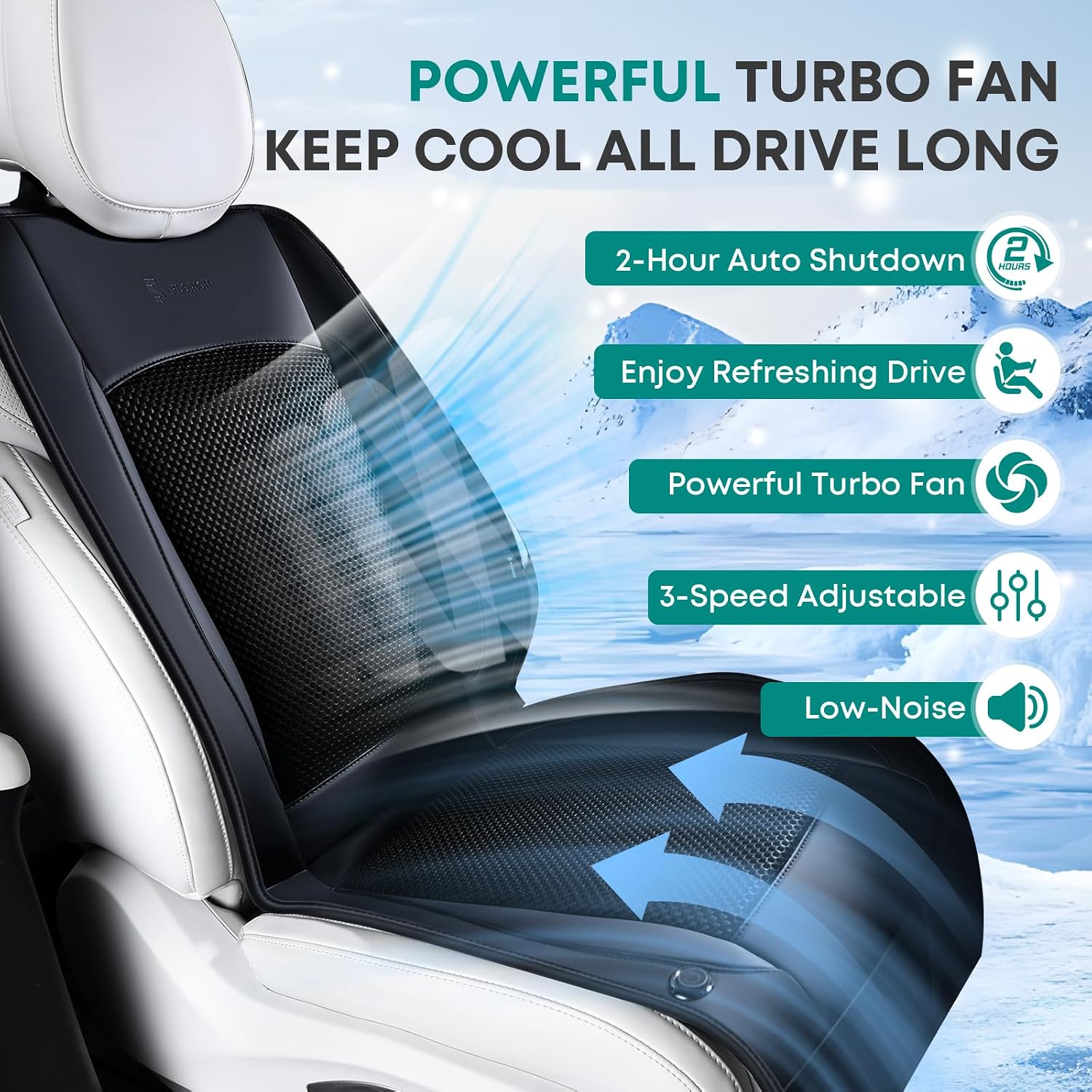Thumbnail 1 de FLORICH Cooling Car Seat Cushion, 12V-24V