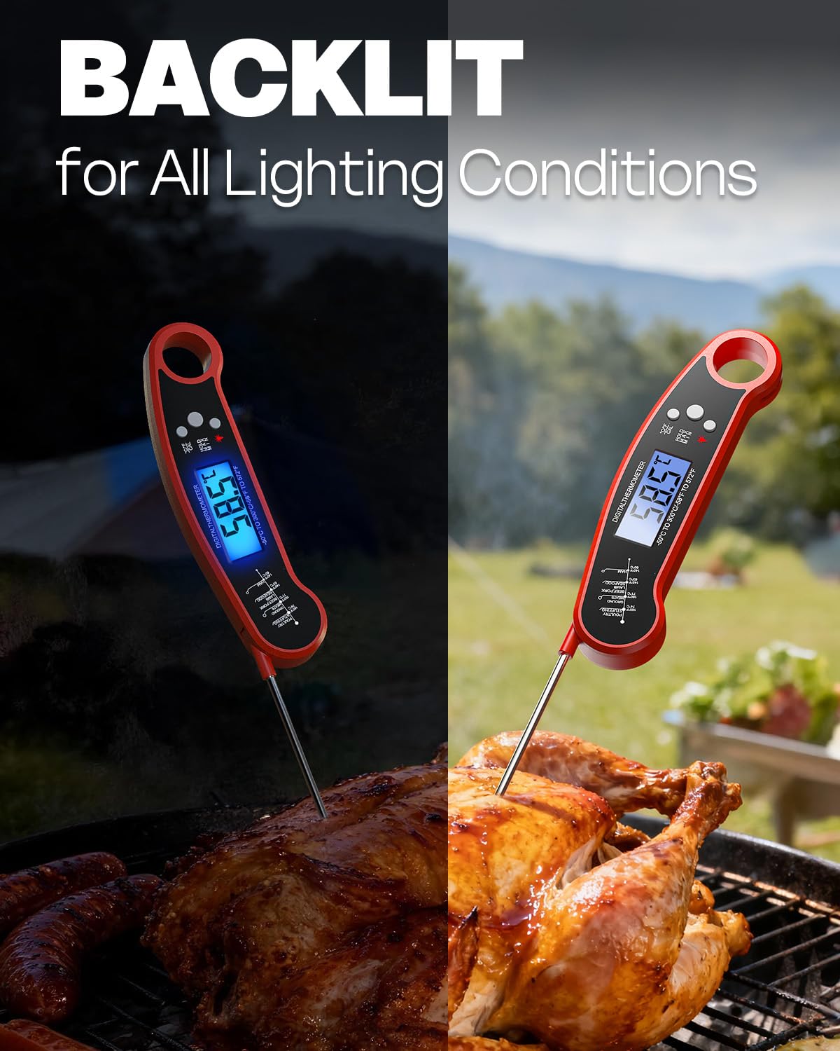 Detalle 2 de Meat Thermometer Digital Instant Read Probe 🌡