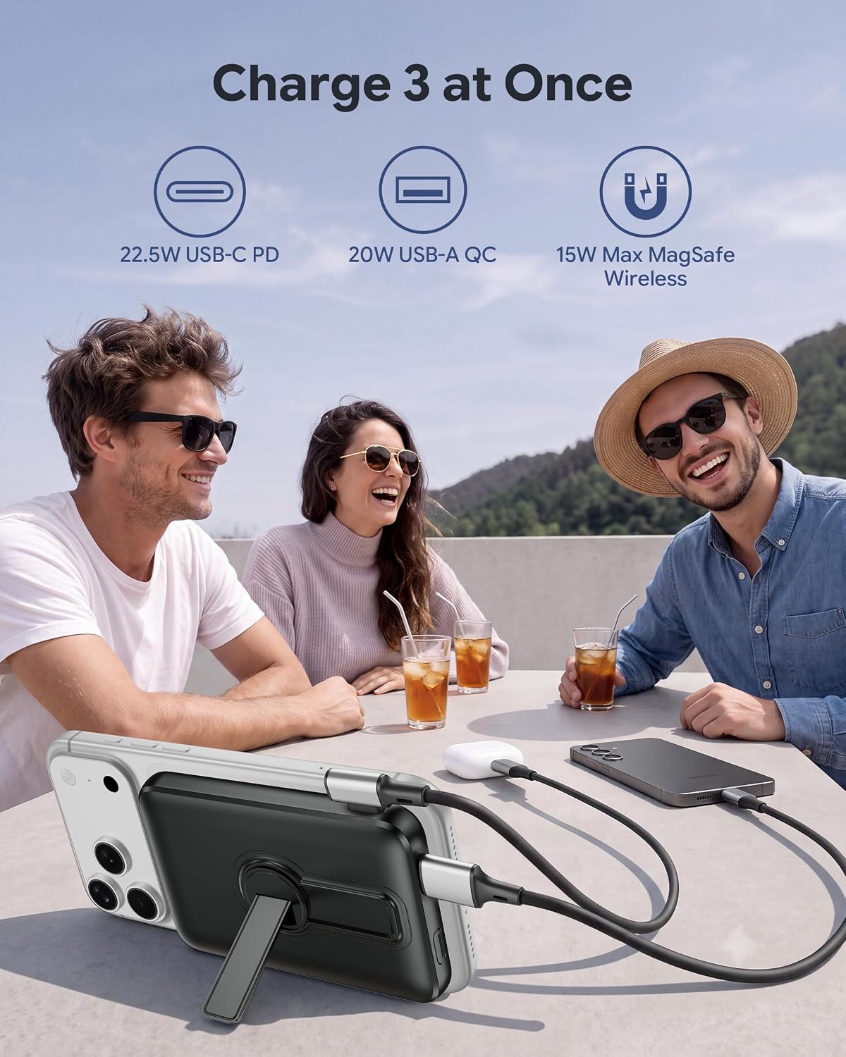 Detalle 2 de MagSafe Power Bank 12000mAh Portable Charger
