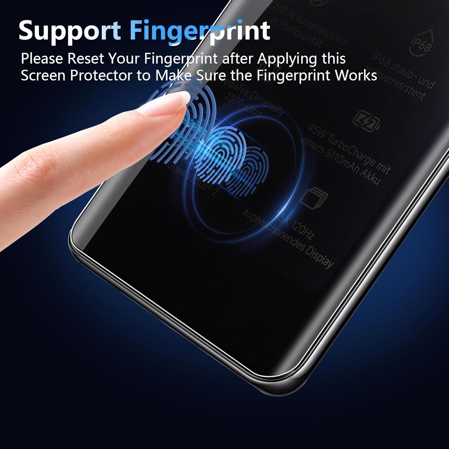 Thumbnail 5 de LiiLaa Hydrogel Sichtschutzfolie für Redmi Note 14 Pro 4G/5G und Note 14 Pro+ (mit Positionierhilfe)