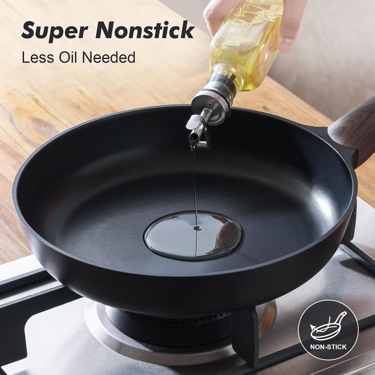 Thumbnail 4 de SENSARTE UK-YJ1328 28cm Nonstick Skillet with ILAG Coating