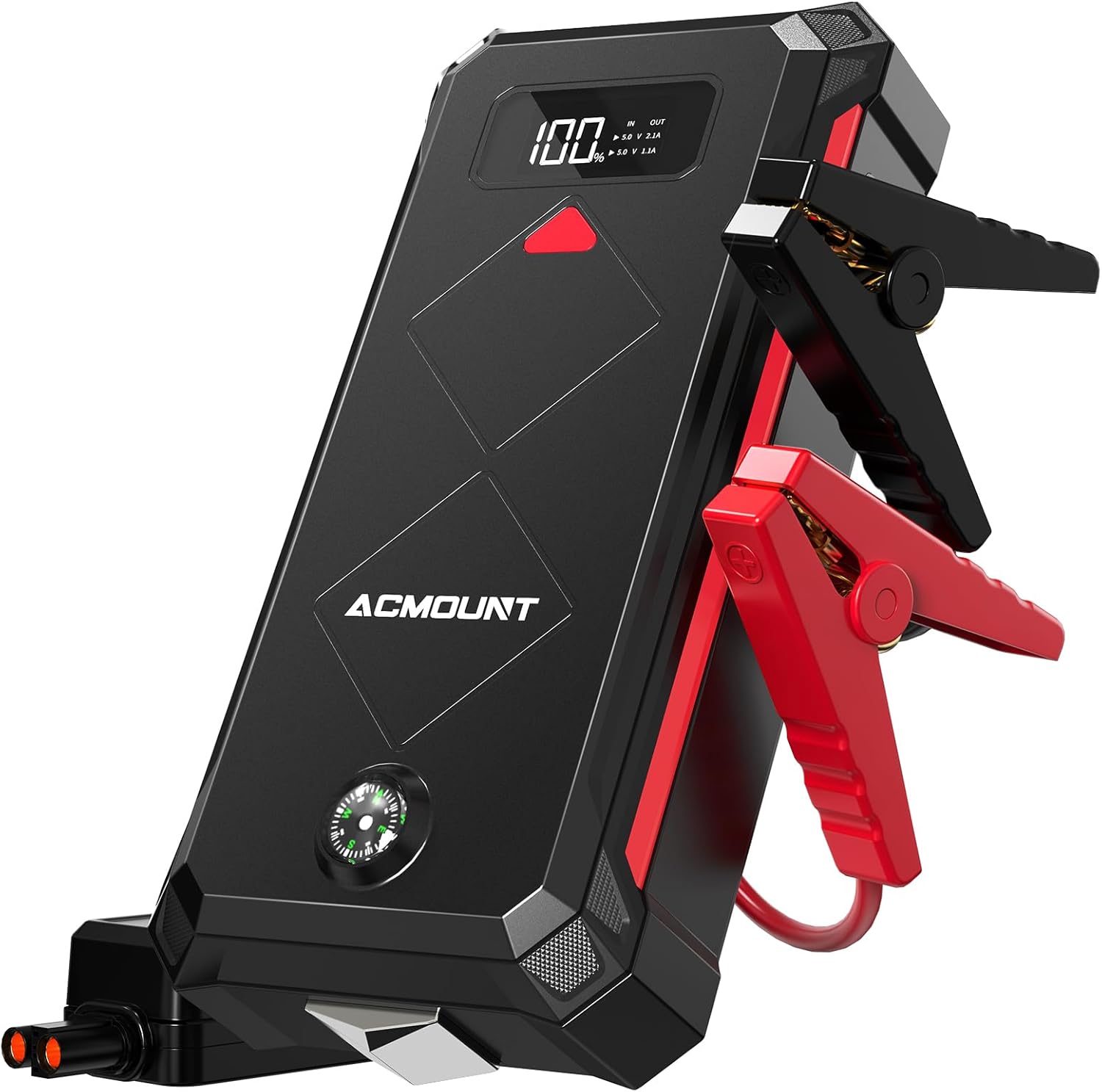 Detalle de Acmount Jump Starter Power Pack 7000A: Portable Car Battery Booster & 23800mAh Power Bank