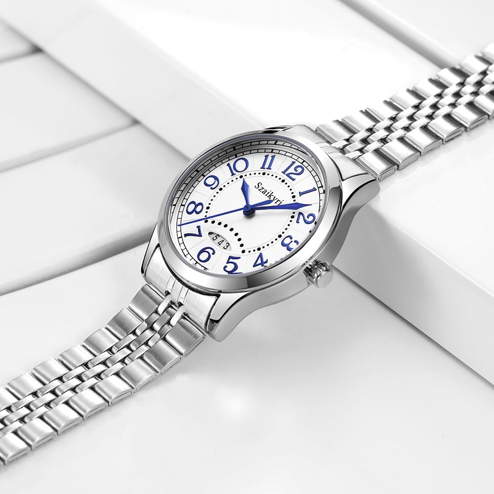 Detalle de Szaikyri Montre Classique pour Femmes — Lisibilité optimale et mouvement japonais fiable