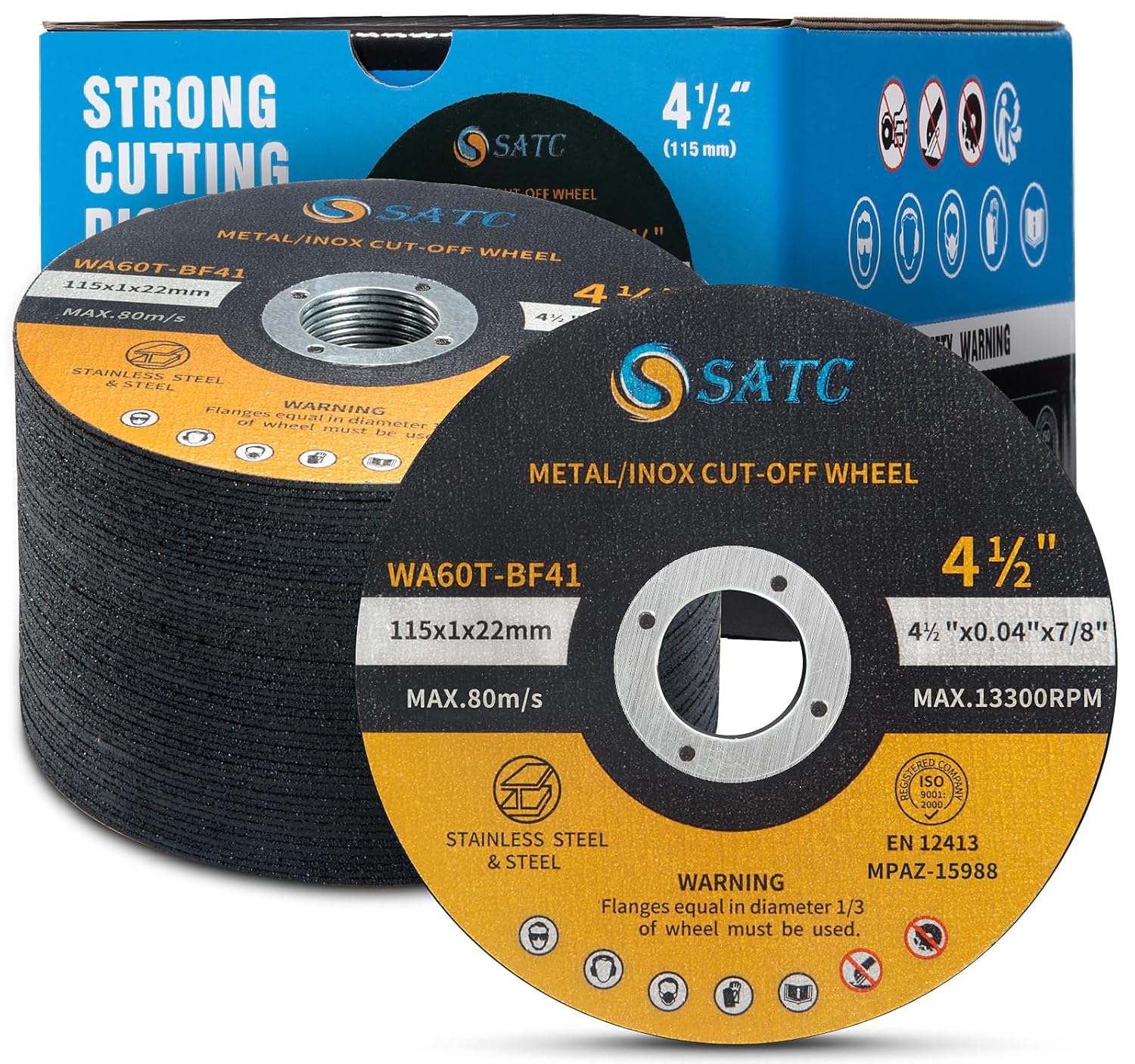 Thumbnail 6 de SATC 115mm Cutting Discs – 30-Piece Durable Ultra-Thin 1mm for Fast & Precise Cutting