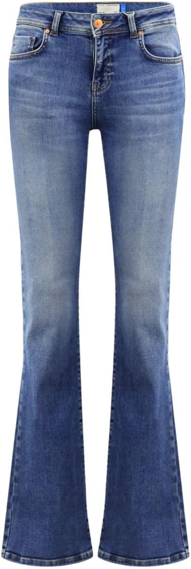 Detalle 2 de LTB Juliana – Jeans Moderne Femme, coupe bootcut et low rise, denim bleu délavé moyen