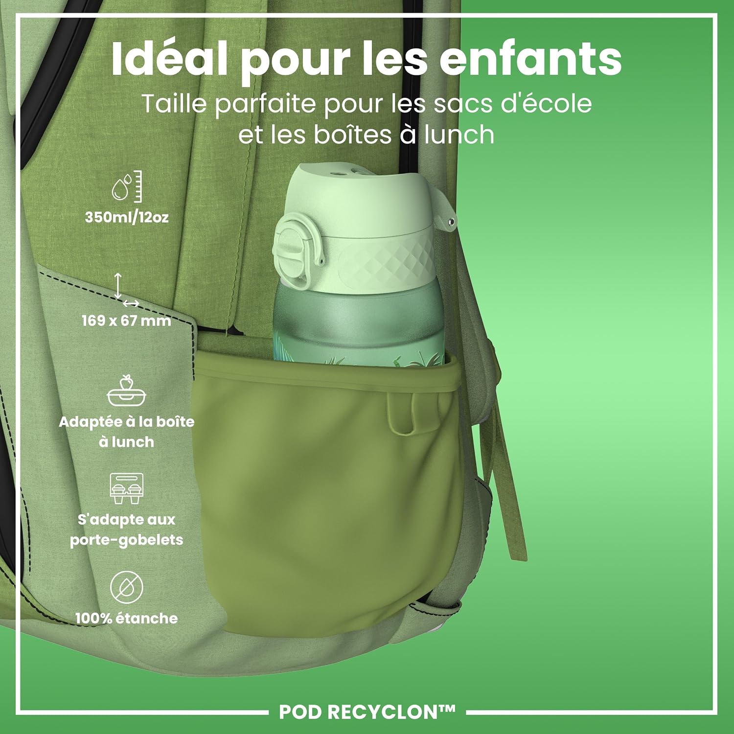 Thumbnail 1 de Ion8 Gourde Enfant 350 ml