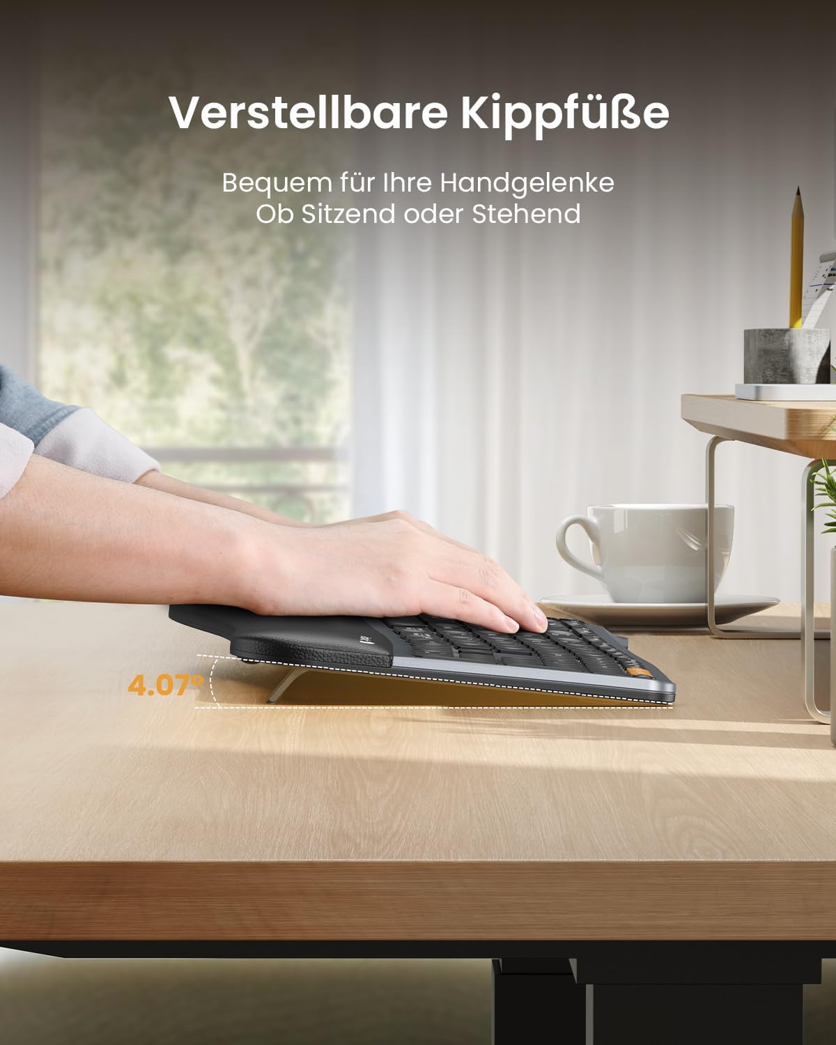 Thumbnail 6 de ProtoArc EK01 Plus ergonomische Tastatur 2000 mAh ⌨