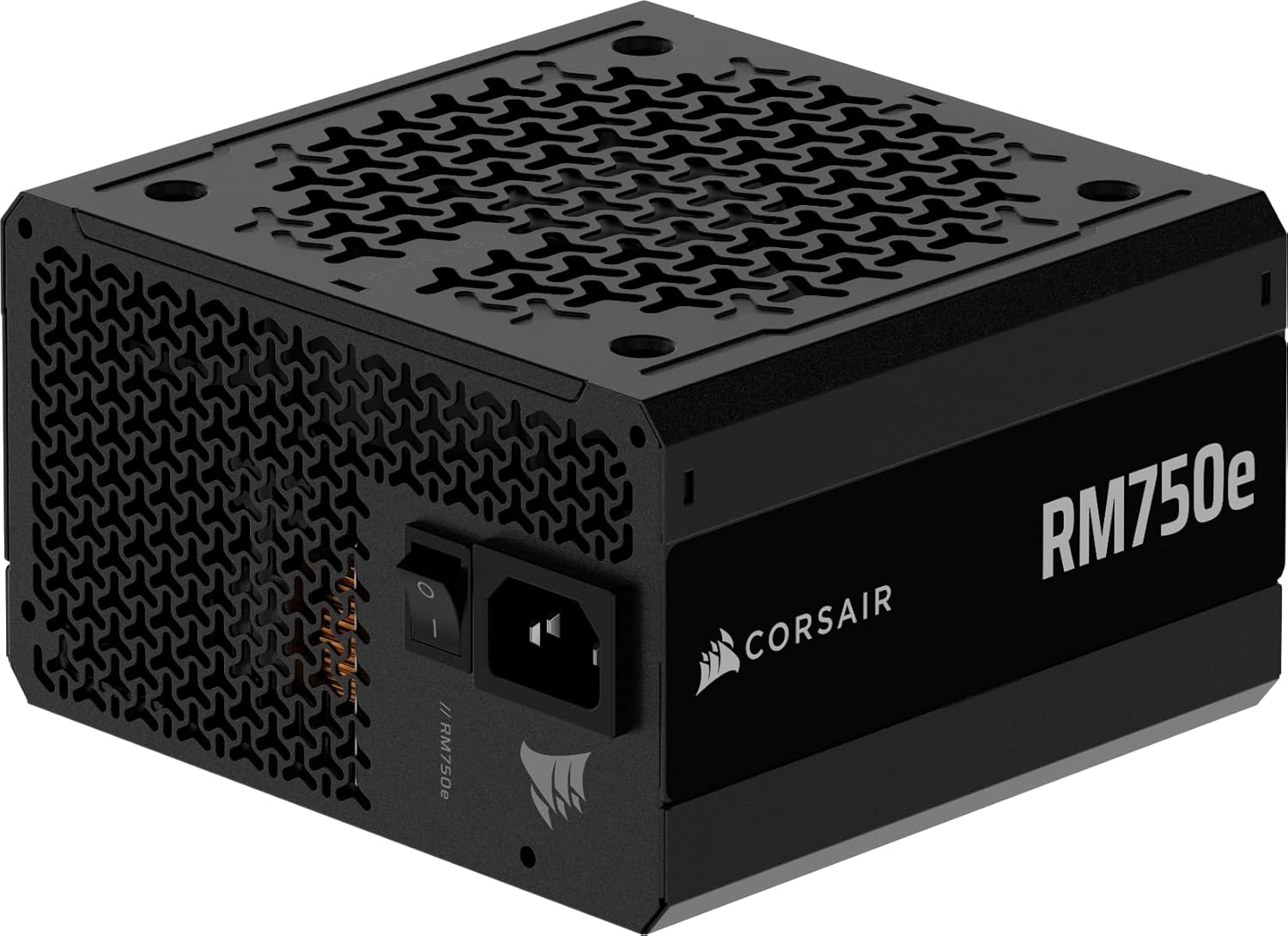 CORSAIR RM750e ATX 3.1 Fully Modular 750W Power Supply (PCIe 5.1 Ready, 12V-2x6 Cable Included) — Black