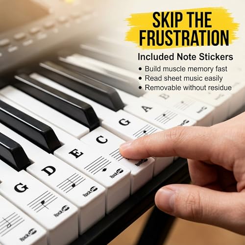 Detalle de RockJam RJ361 61 Key Compact Keyboard Piano for Beginners