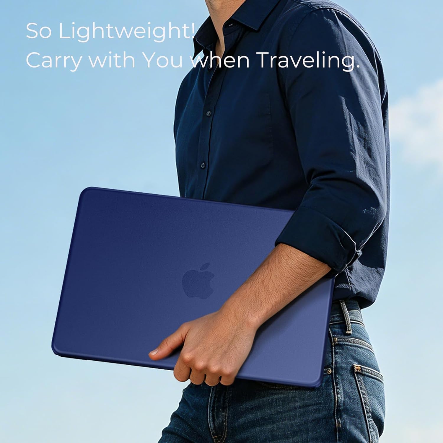 Thumbnail 2 de BlueSwan 13-inch MacBook Neo Case (A18 Pro, 2026) – Indigo Matte Protective Skin