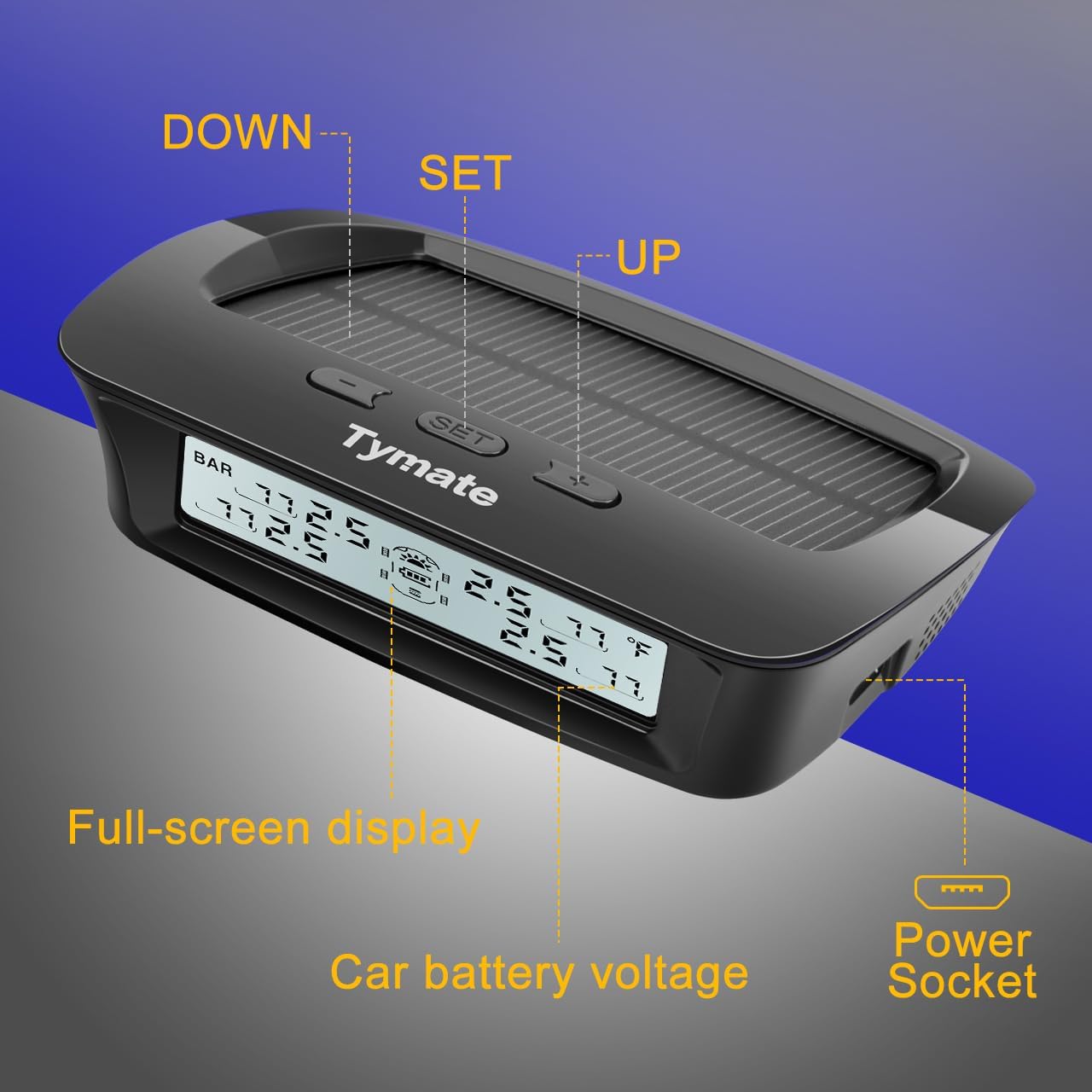 Thumbnail 2 de Tymate M12-3 RV TPMS with Solar Charge