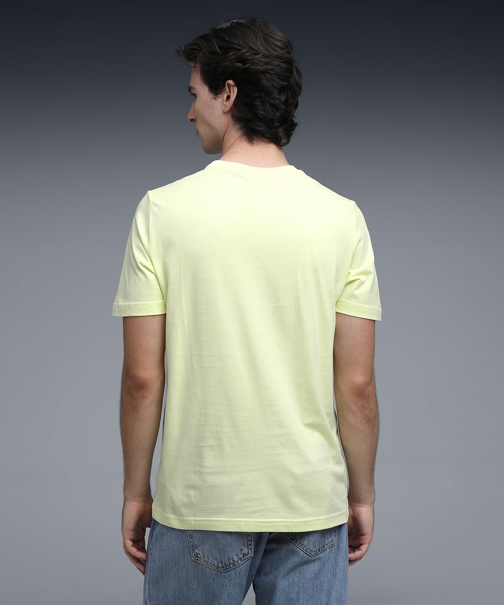 Detalle de PUMA T‑Shirt Logo N°1 ESS Homme – coupe droite et coton/jersey simple