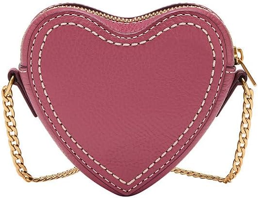 Thumbnail 4 de Fossil Vday portafoglio mini da donna in pelle o poliestere rosso