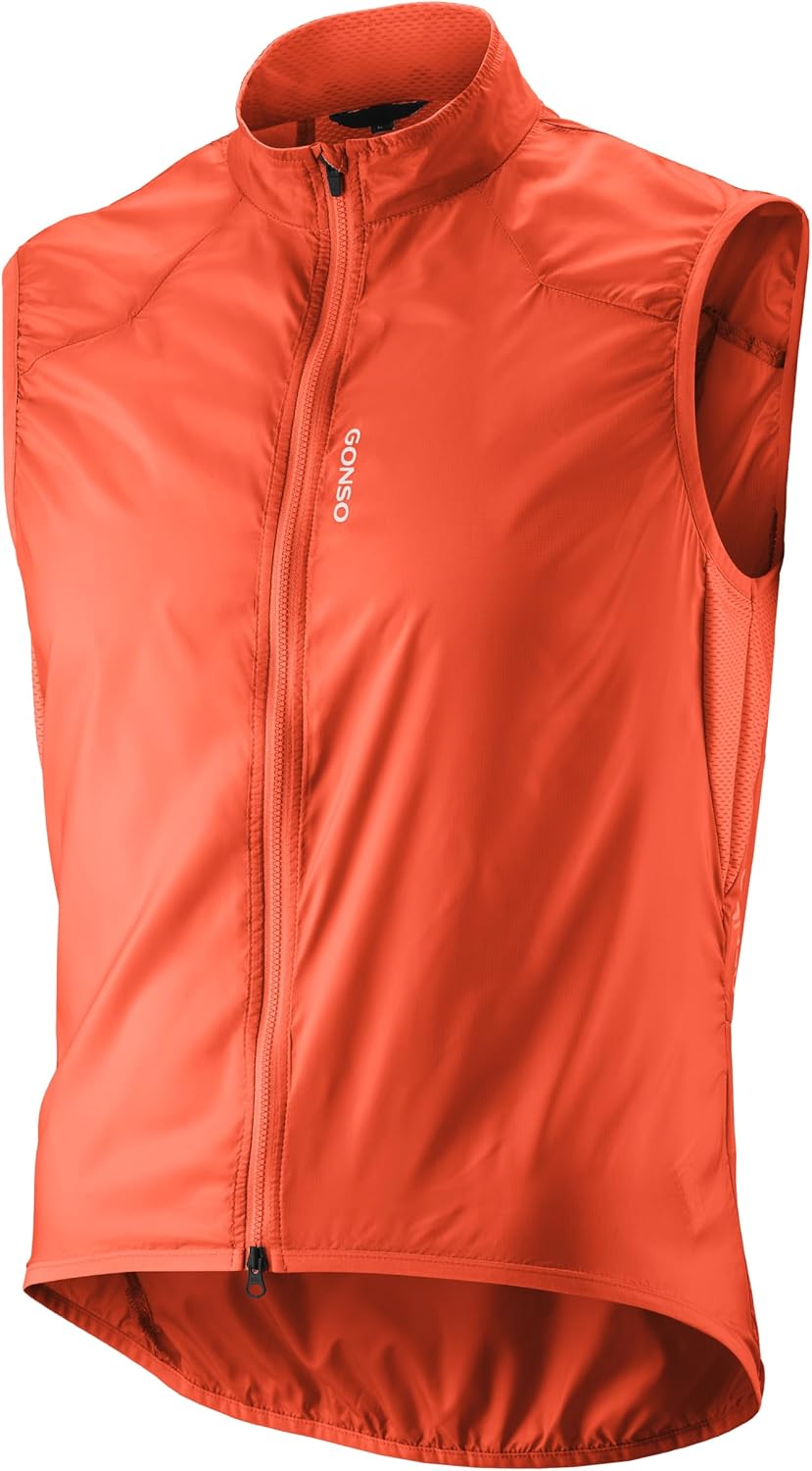 Detalle 1 de Gonso Road Vest Wind M 3003163 – kamizelka przeciwwiatrowa, fiesta red, L