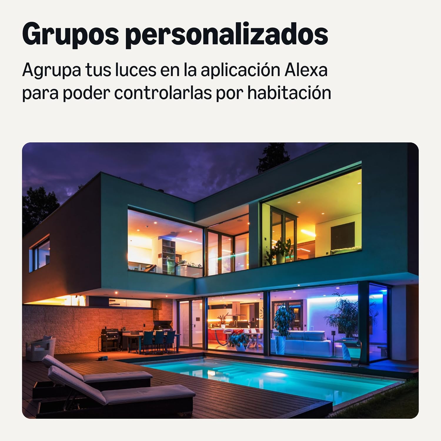 Thumbnail 5 de Amazon Basics Tira de luz LED Smart RGBW 10m con WiFi Alexa 🌈