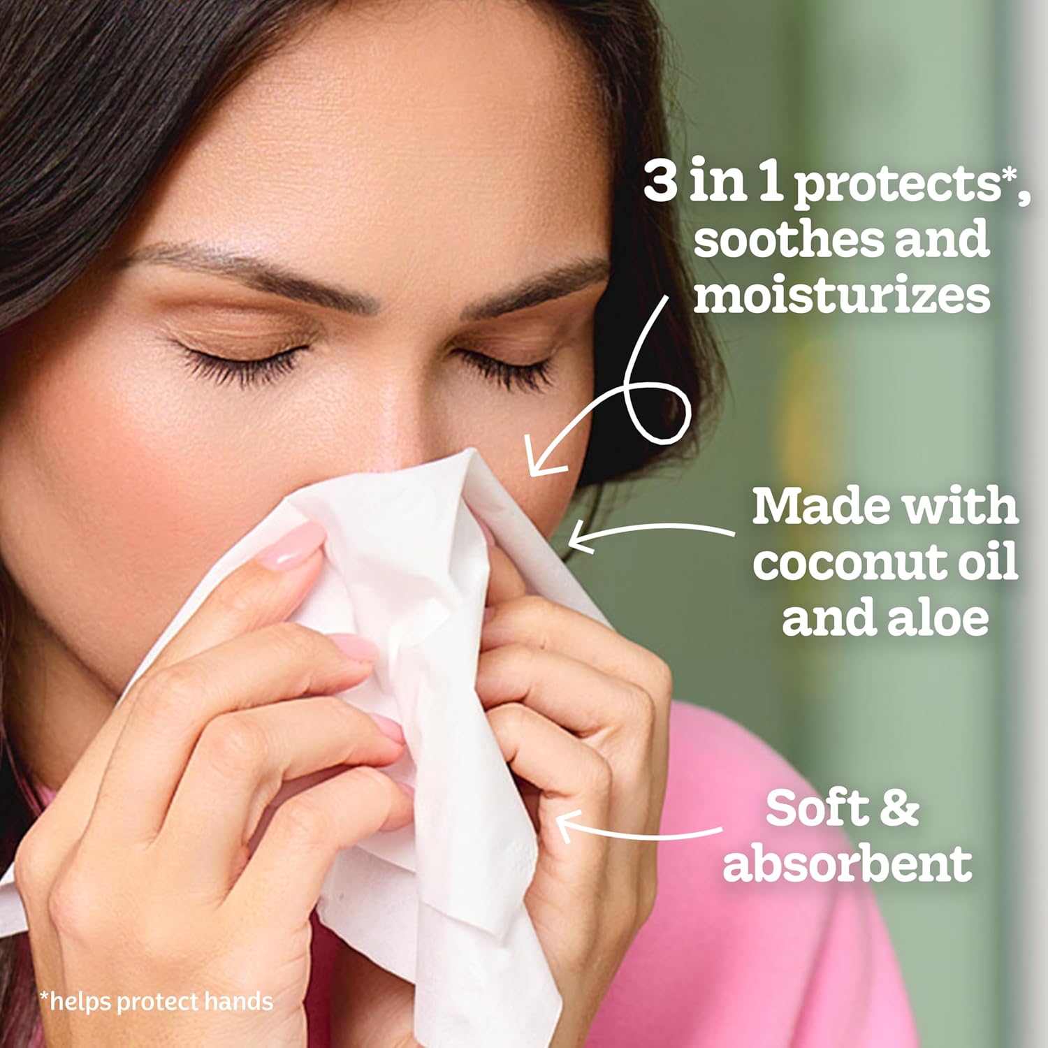 Detalle 1 de Kleenex Lotion Facial Tissues 8-pack 🧻