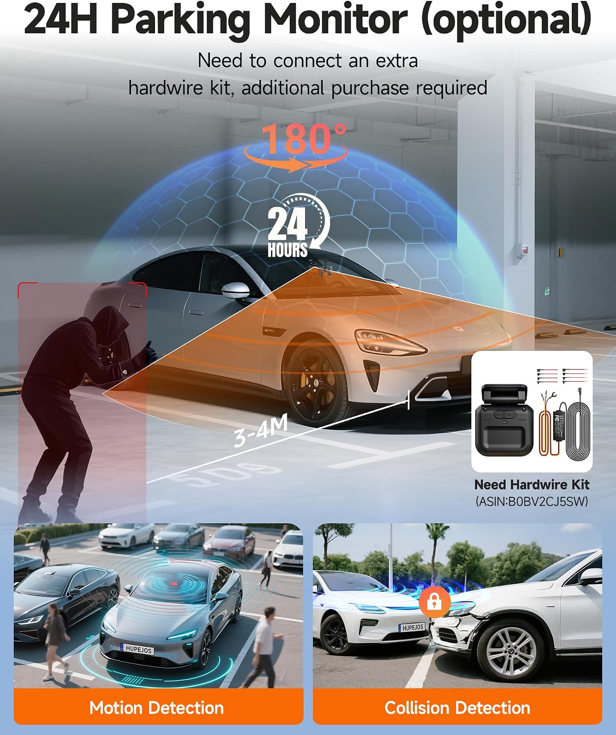 Thumbnail 6 de V7 2K 4-Channel Dash Cam with 64GB card