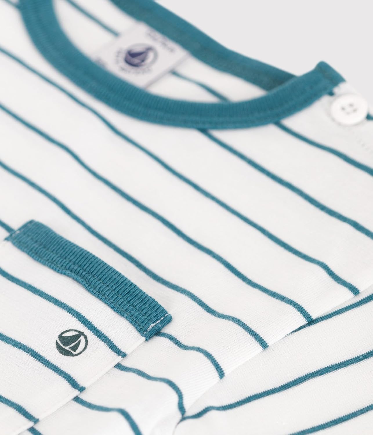 Thumbnail 4 de Petit Bateau t-shirt bébé garçon en coton à manches courtes rayé