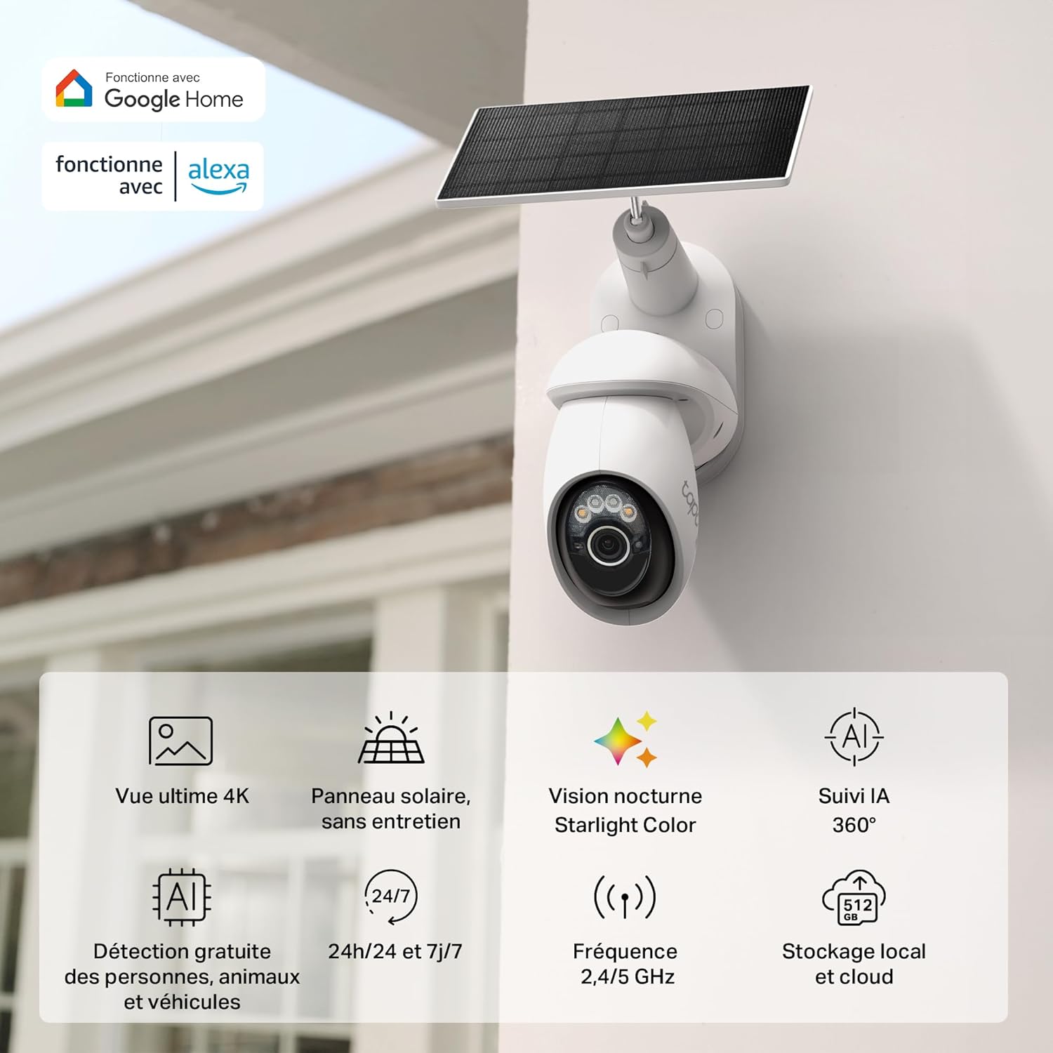 Thumbnail 2 de Tapo C660 caméra de surveillance 10 000 mAh